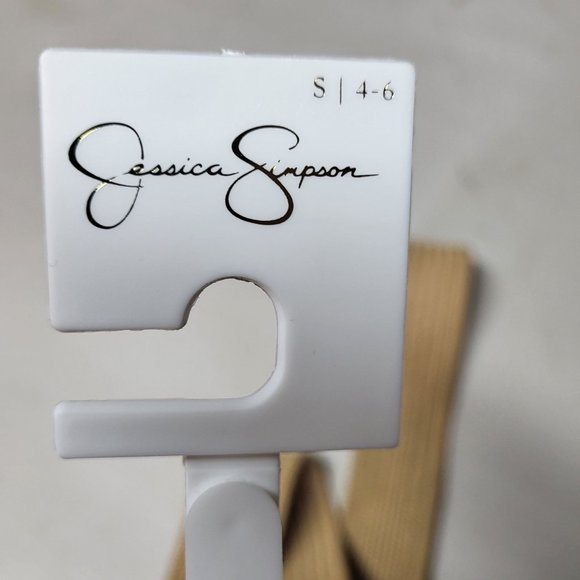 New Jessica Simpson TanBelt Women's Size S 4-6 Brown Leather Trim Pants or Jeans - Picture 9 of 10